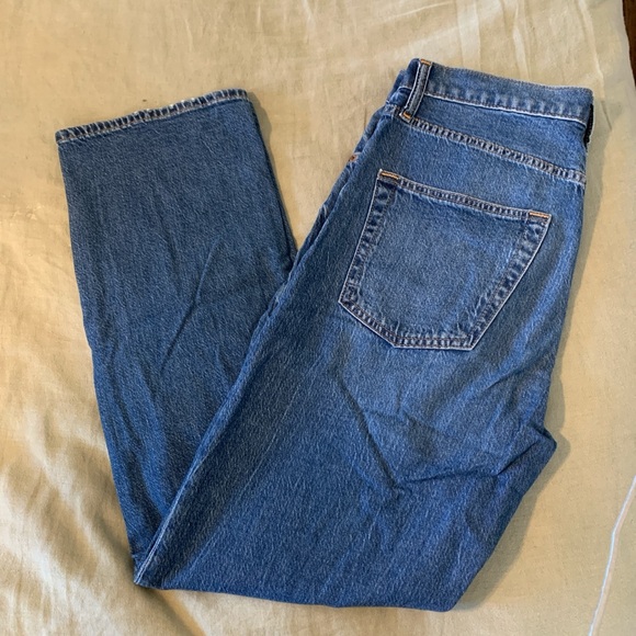 GAP Denim - GAP Loose High Rise Denim Jeans in Deep Blue
